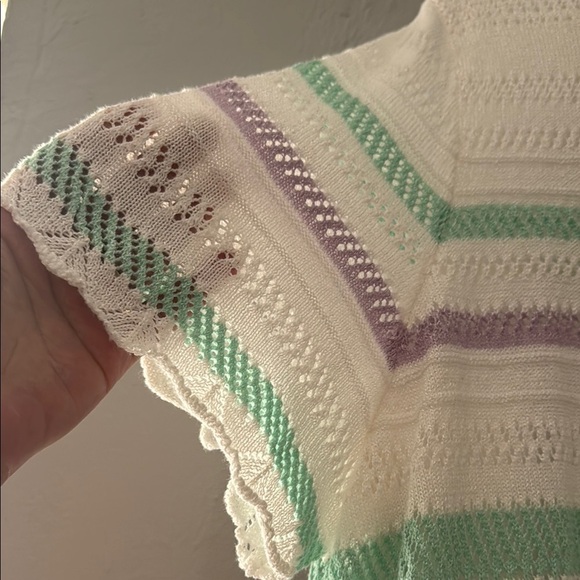 Alfred Dunner Relaxed Green and Purple Short Sleeve Tee 27 - Picture 2 of 9